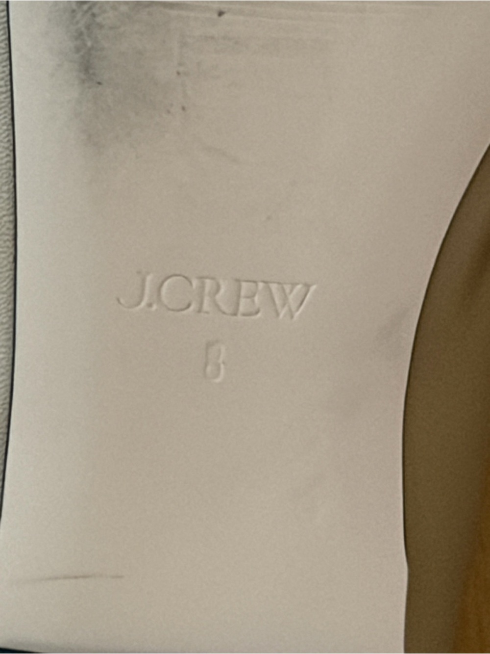 J. Crew Cap Toe Ballet Flats in Tan and Black | Size 8 - Picture 7 of 10